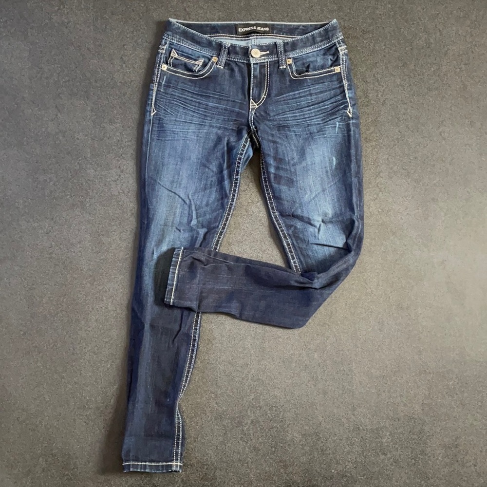 Express Stella Low Rise Skinny jeans